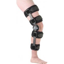 Ortholand Premium Cool Νάρθηκας Μηροκνημικός σε Μαύρο Χρώμα